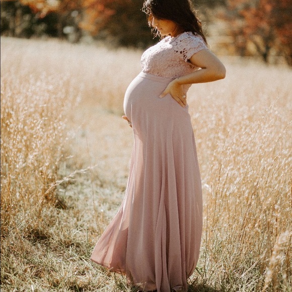 Pinkblush Maternity Gown - Picture 2 of 3